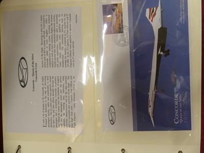 Lot 254 - A collection of Concorde first day covers, to...