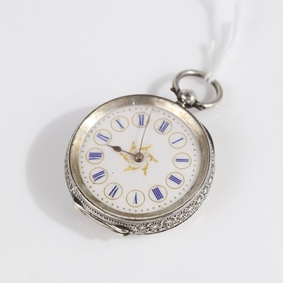 Lot 360 - A circa 1900 continental silver and engraved...