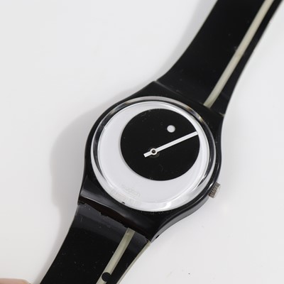Lot 364 - A Swatch Overshadow GB209 bracelet watch with...